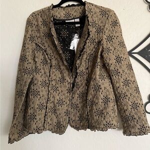 Chico’s Everlasting Eyelet Jacket - NEW w/ Tags -  Size 2 (Large)